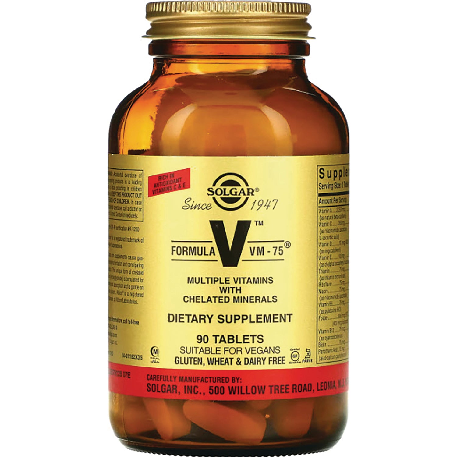 Solgar VM-75 Multivitamínico Completo